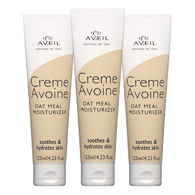 Aveil Creme Avoine Oat Meal Body Moisturizer - 125 ml (Pack of 3)