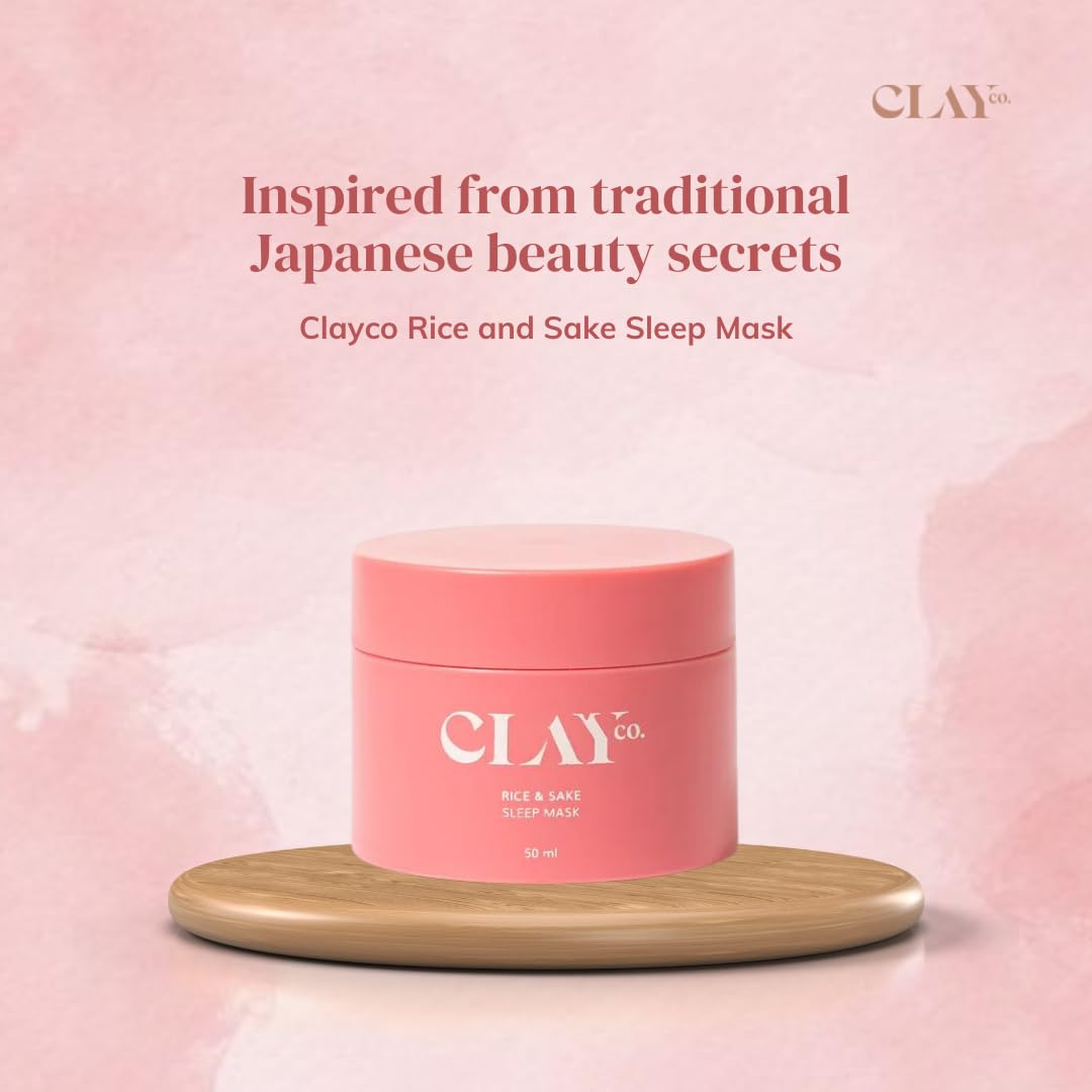 Clayco Rice & Sake Sleep Mask - 50 ml