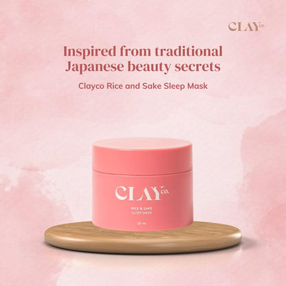 Clayco Rice & Sake Sleep Mask - 50 ml