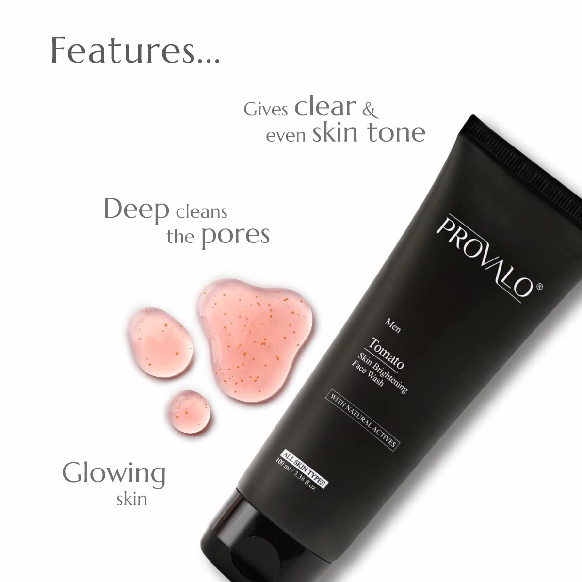 Provalo Tomato Natural Face Wash - 100 ml