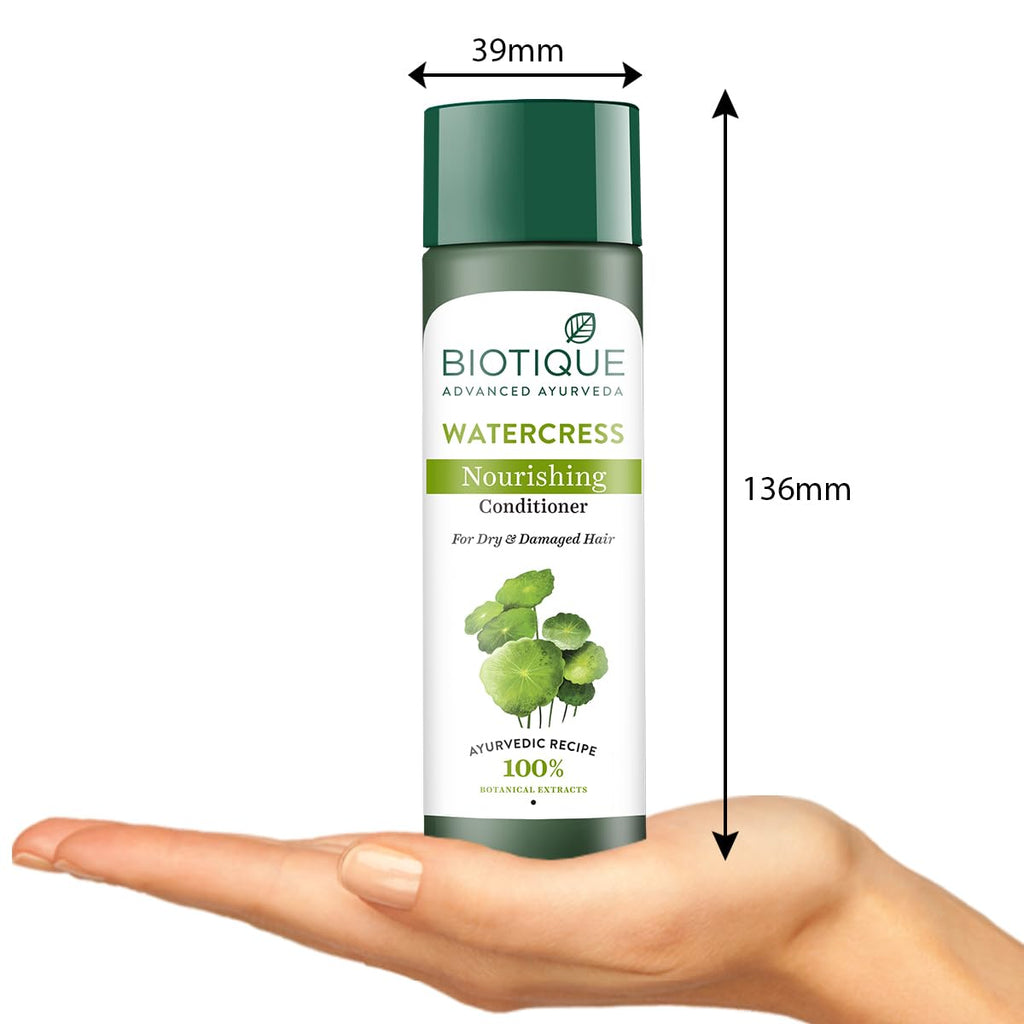 Biotique Bio Watercress Fresh Nourishing Conditioner, 120Ml, Dry, 1 Count