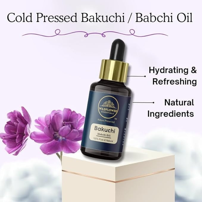 Wildflower Essentials Bakuchi Oil (Babchi) Cold Pressed - 30 ml