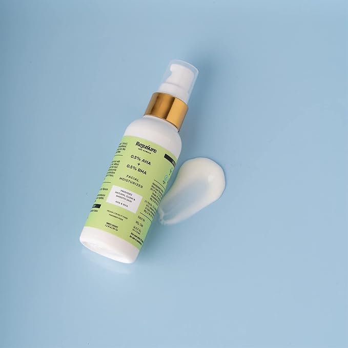 Rejusure AHA 0.5% + BHA 0.5% Facial Moisturizer - 50 Ml