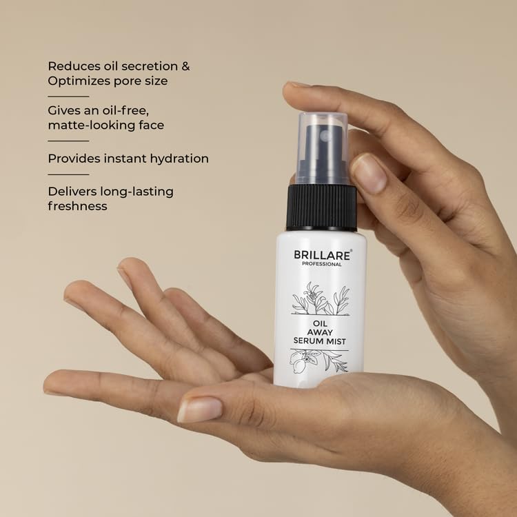 Brillare Oil Away Serum Mist For Oily, Acne Prone Skin
