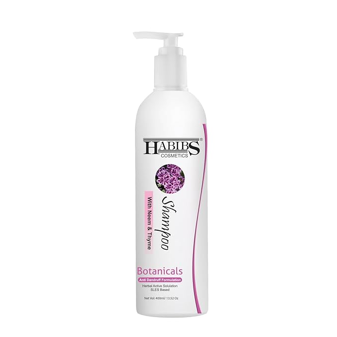 Habibs Cosmetics Professional Anti-Dandruff Shampoo With Neem Tulsi & Thyme