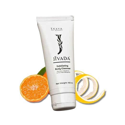 Jivada Exfoliating Body Cleanser with Grapefruit & Mandarin - 100 ml