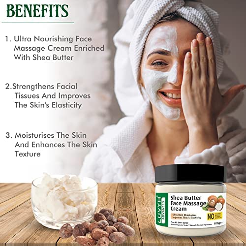 Luvyh Shea Butter Face Massage Cream - 100 gms