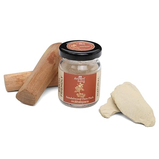 Ancient Living Sandalwood Face Pack - 10 gms Each (Pack of 2)