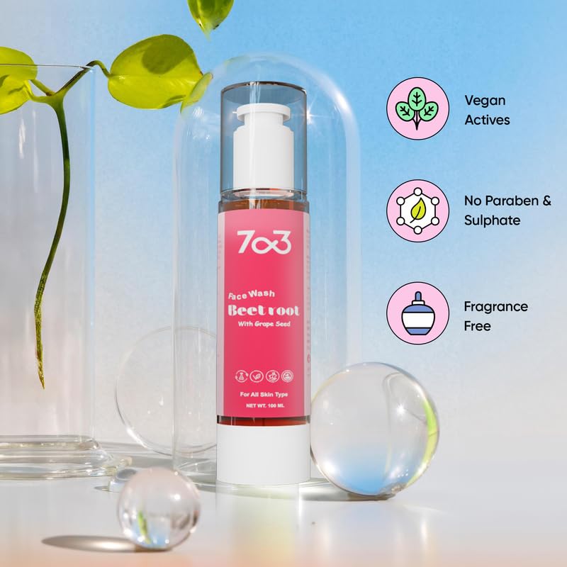 7o3 Face Wash Hydrating Cream Cleanser With Ylang Ylang, Chia Seed & Yuzu - 100 Ml