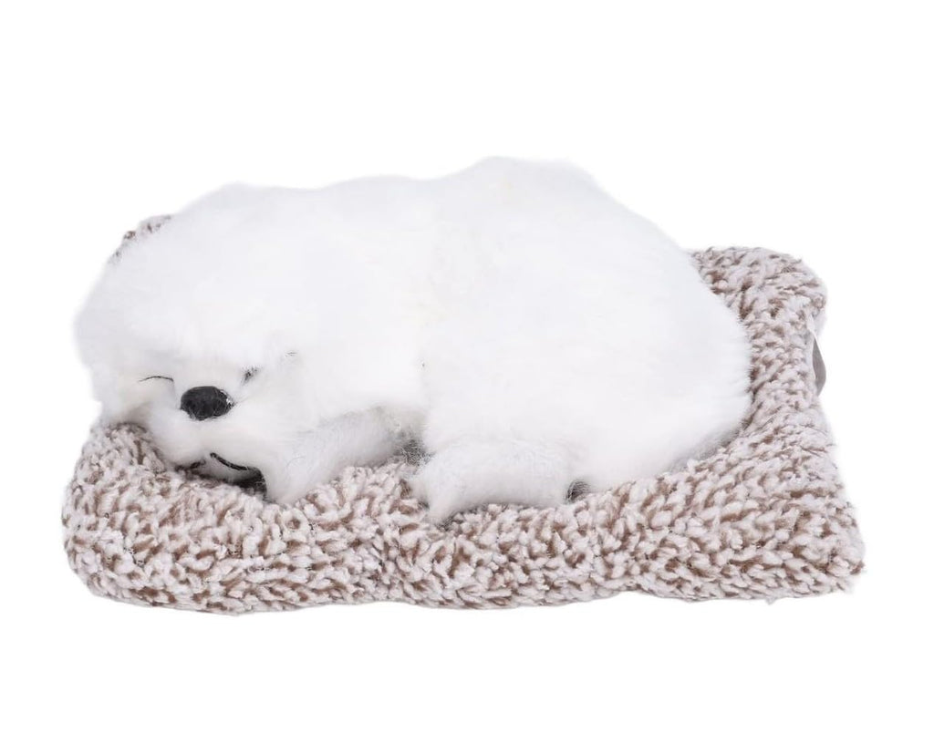 Tickles Lola Sleeping Cat On Carpet Silicone Animal Toy 8 cm