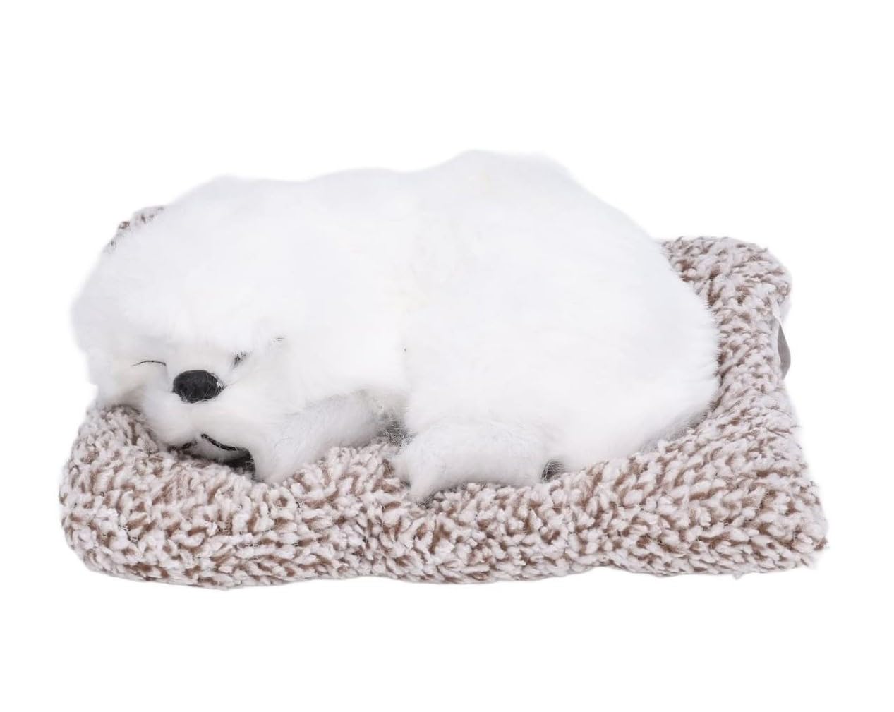 Tickles Lola Sleeping Cat On Carpet Silicone Animal Toy 8 cm