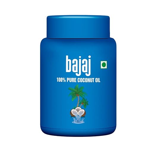 Bajaj Pure Coconut Oil Wide Mouth Jar - 600 ml