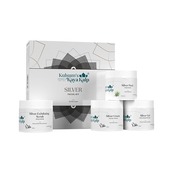 Kulsum's Kaya Kalp Herbals Silver Facial Kit - 60 gms