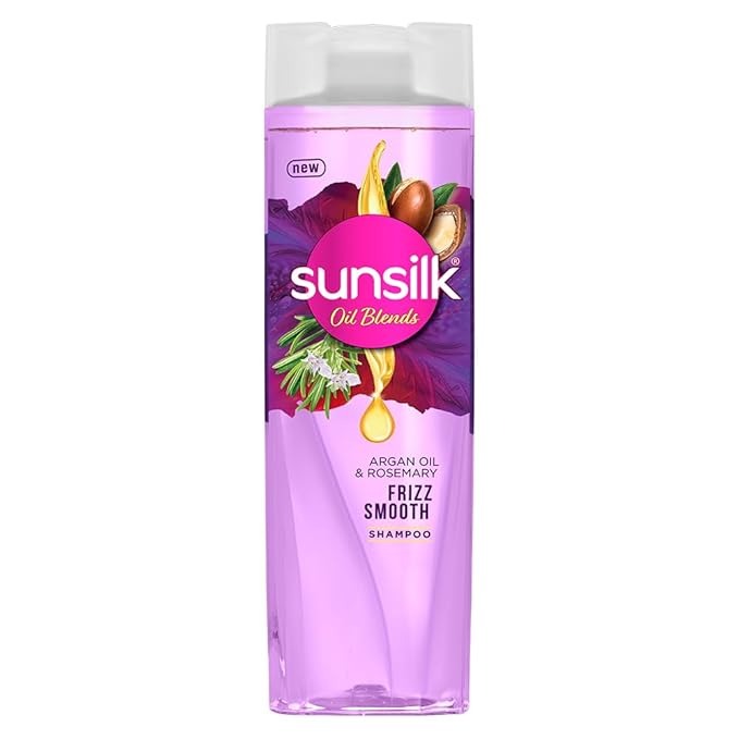 Sunsilk Argan Oil & Rosemary Frizz Smooth Oil Blends Shampoo - 370 ml