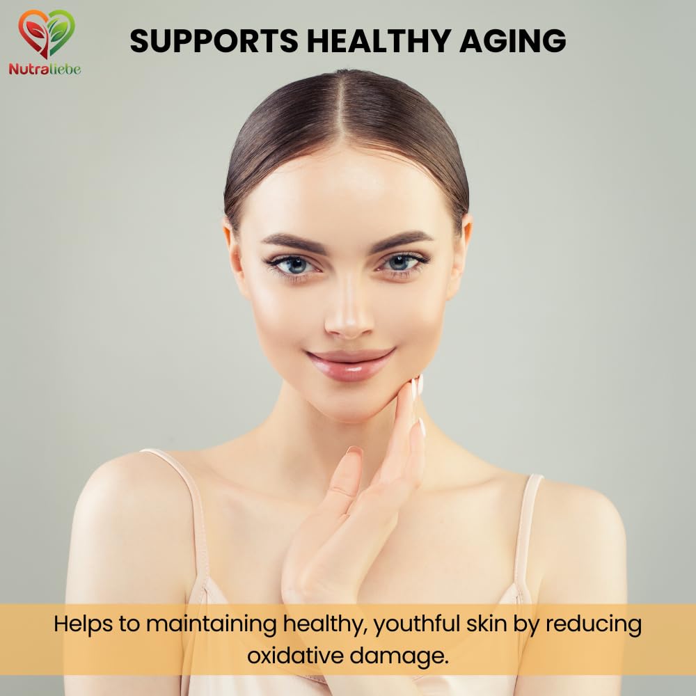 Nutraliebe R-Alpha Lipoic Acid (Thiotic Acid) 300mg - High Potency, Non-GMO, Antioxidant Support, 90 Capsules