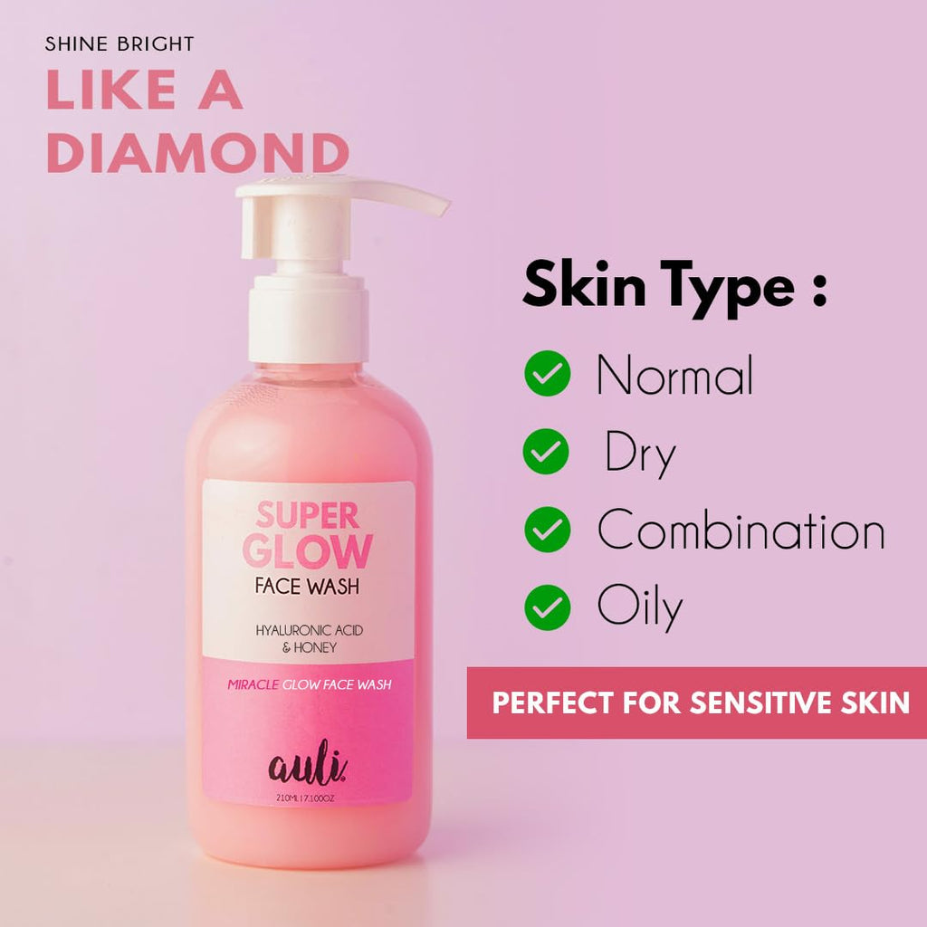 Auli Super Glow Face Wash - 210 gms