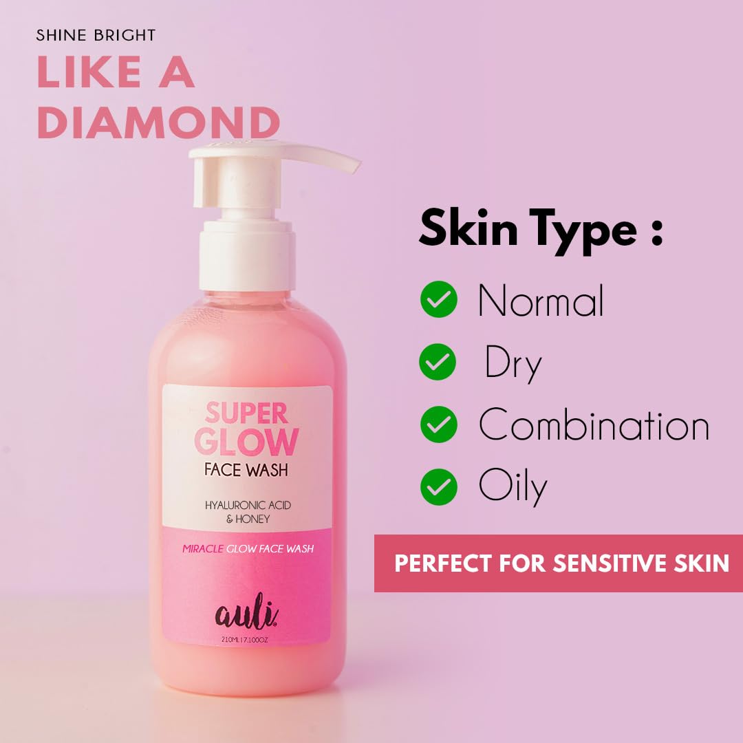 Auli Super Glow Face Wash - 210 gms