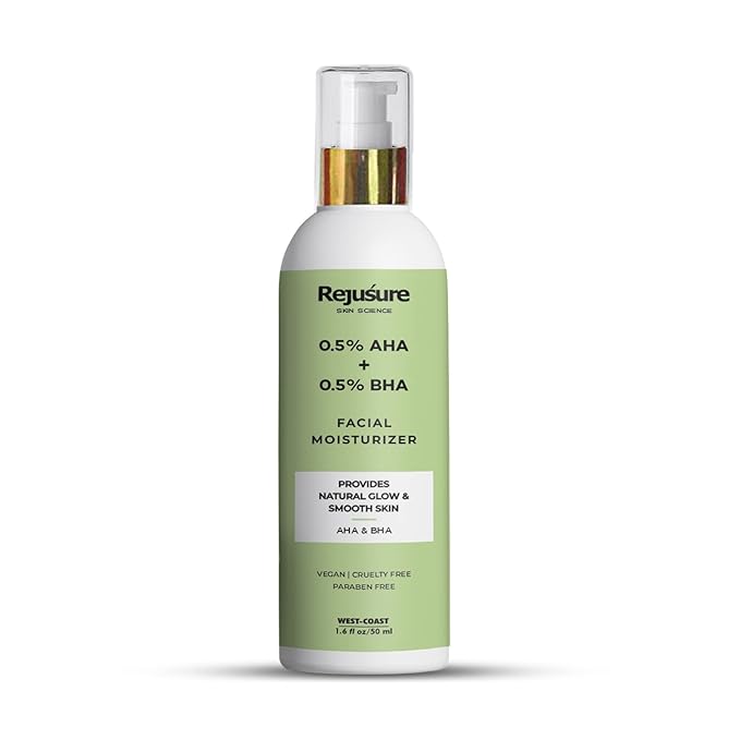 Rejusure AHA 0.5% + BHA 0.5% Facial Moisturizer - 50 Ml