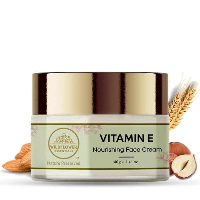 Wildflower Essentials Vitamin E Cream for Face - 40 gms