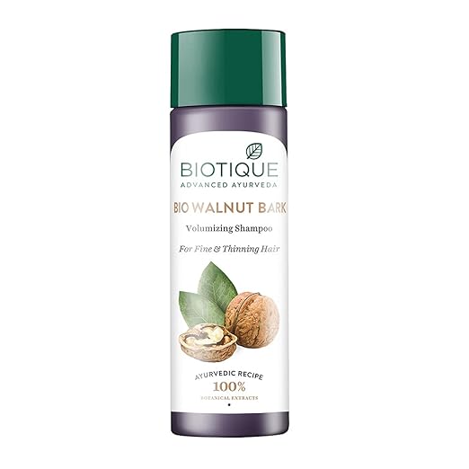 Biotique Advanced Ayurveda Bio Walnut Bark Volumizing Shampoo For Fine & Thinning Hair