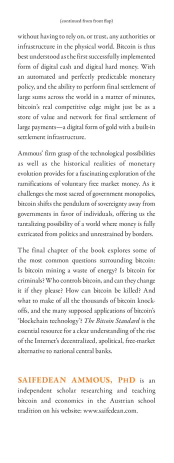 The Bitcoin Standard: (Paperback) (S)
