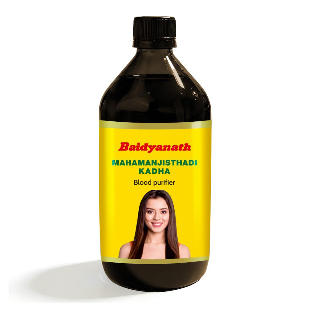 Baidyanath Mahamanjisthadi Kadha - 450 ml | Herbal Formula with Mahamanjishtha, for Skin and Wellness Support