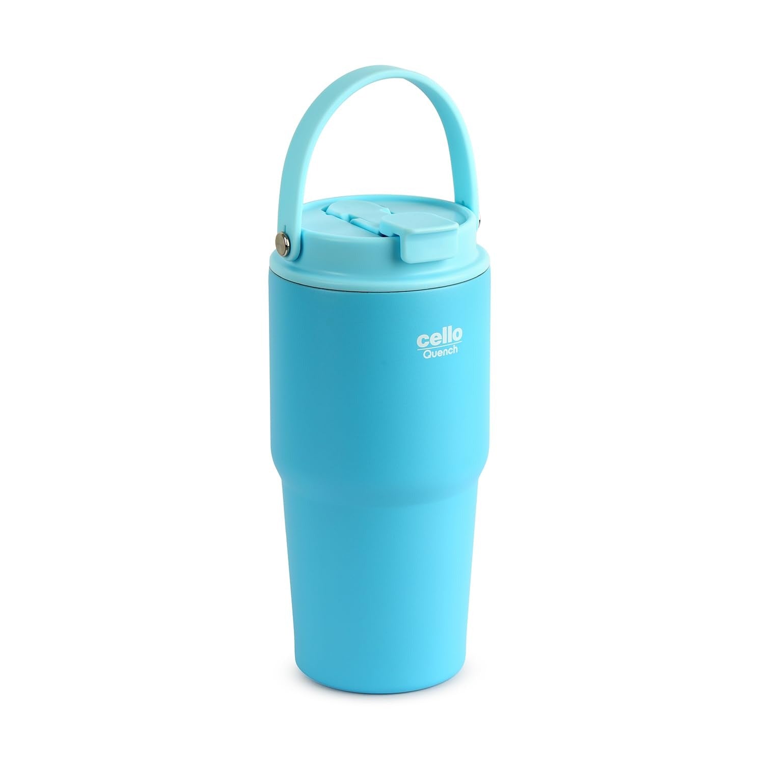 Cello Quench 600 On-the-Go Stainless Steel Sipper Tumbler with Straw  600ml