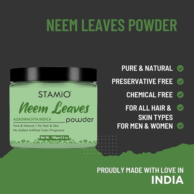 Stamio Neem Leaves Powder - 100 gms