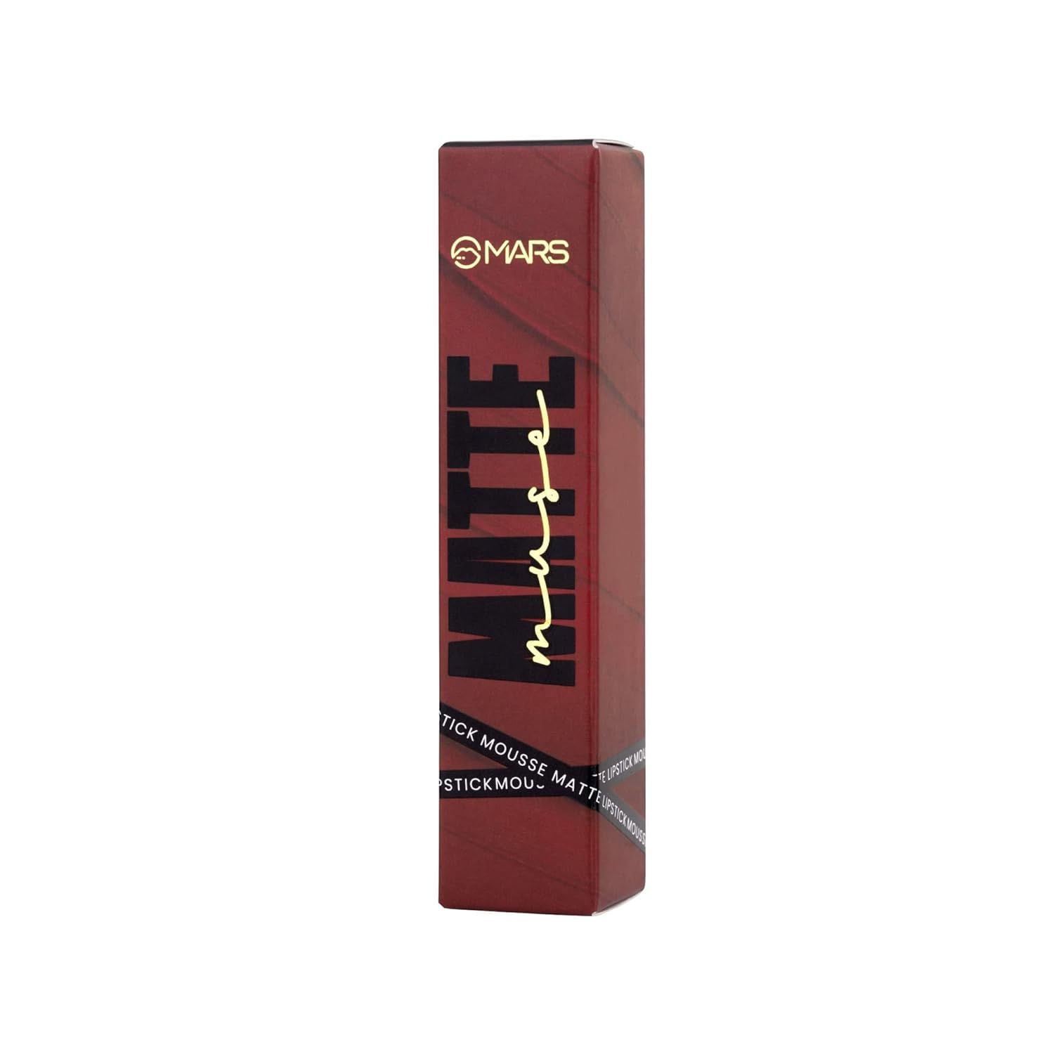 MARS Matte Muse Mousse Lipstick (3ml) (01-LEADING LADY) with Doe-Foot Applicator | Highly Pigmented | Smooth Texture | Hydrating Formula | Blurry Lips Effect
