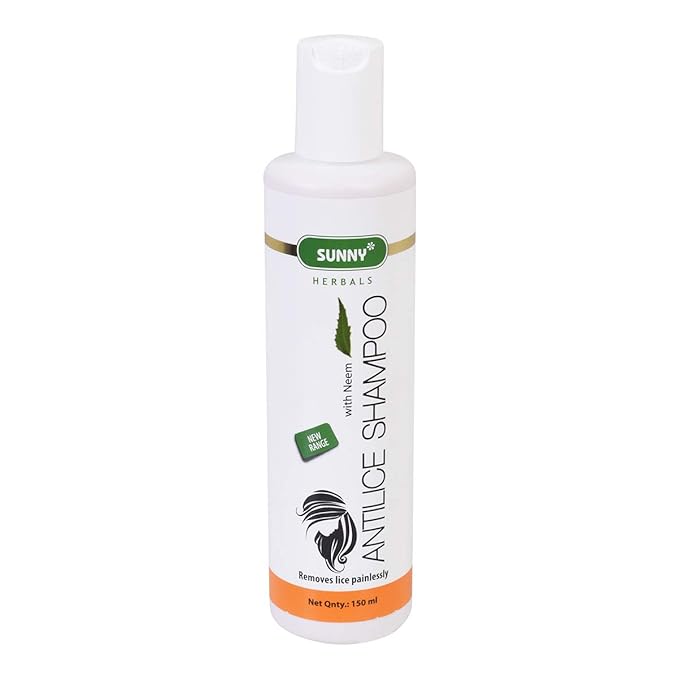 Sunny Herbs Anti Lice Shampoo With Neem & Camphor For Lice & Eggs - 150 ml