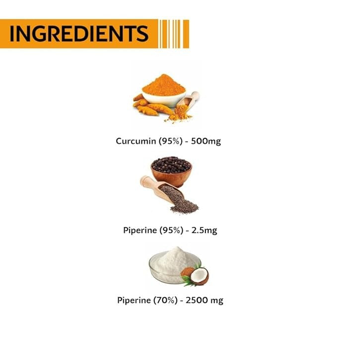 Vieroots Curcumin Latte Pure Curcumin Anti-Inflammatory Dietary Supplement - 4 gms Each (20 Sachets)