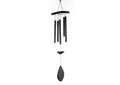 Tej Gifts Feng Shui Metal Wind Chime with 5 Black Pipes