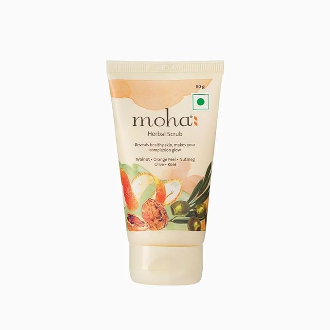 moha: Herbal Scrub Face Scrub - 50 gms