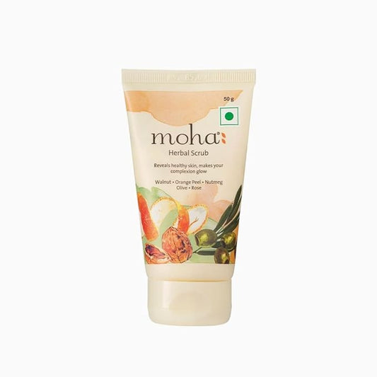 moha: Herbal Scrub Face Scrub - 50 gms