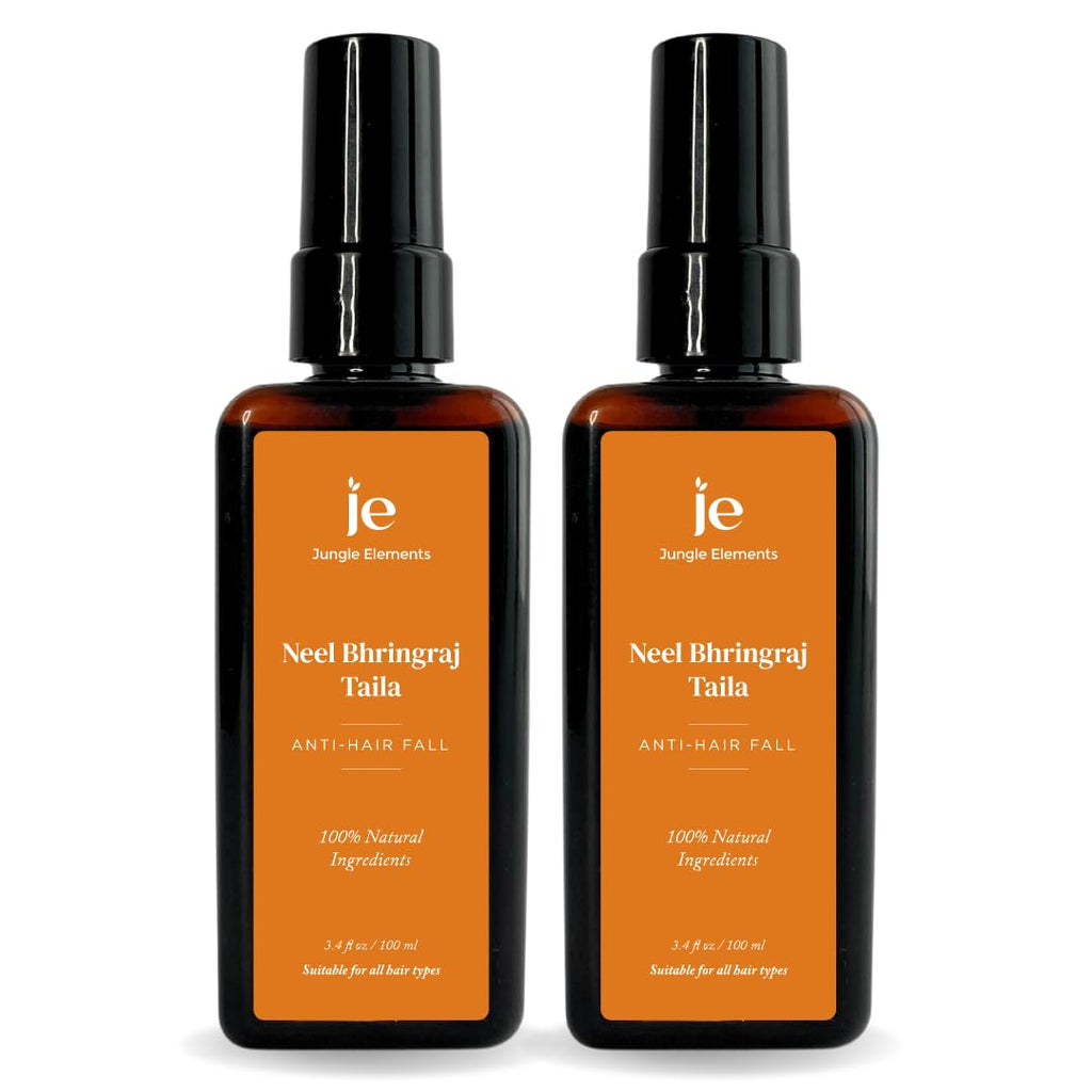 Jungle Elements Neel Bhringraj Taila Bhringraj Hair Oil - 100 ml Each (Pack of 2)