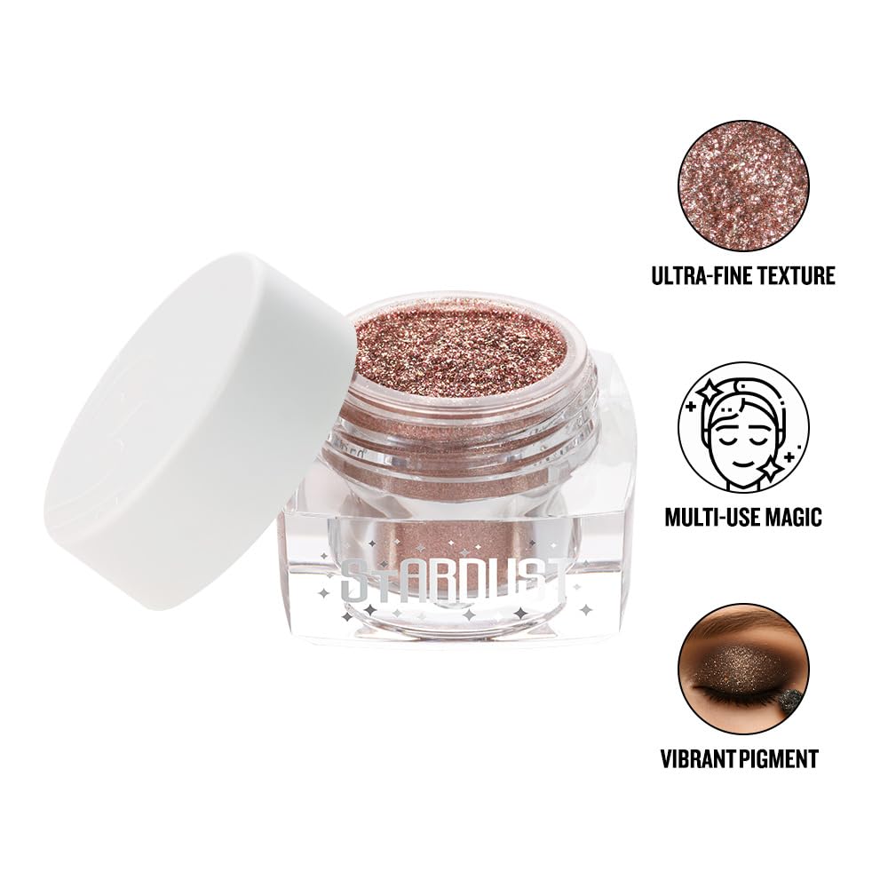 Daily Life Forever52 Stardust Loose Glitter | Ultra-Fine Cosmetic Glitter for Eyes, Face & Body â€“ Long-Lasting Sparkle for Party, Festival & Glam Makeup (Twilight ORBIT-11, 2g)