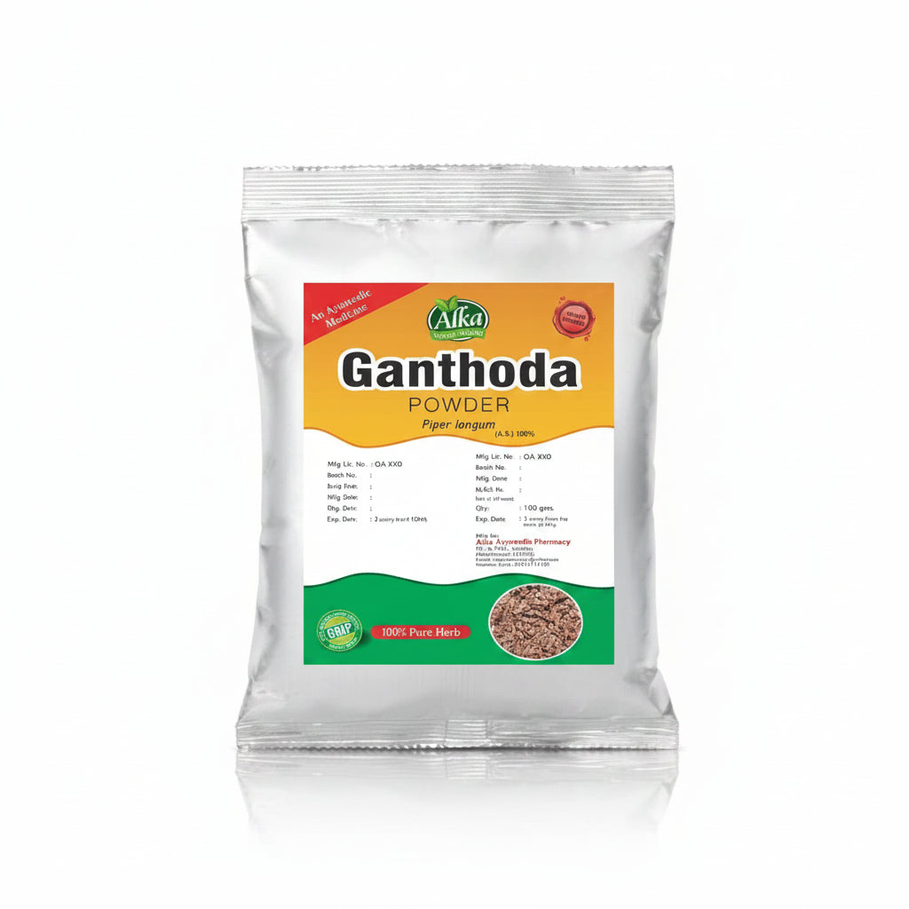 Alka Ayurvedic Ganthoda Peepramul Powder - 100 gms