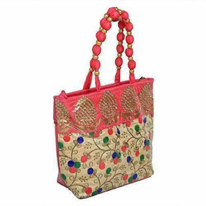 Pink Color Designer Hand-Bag