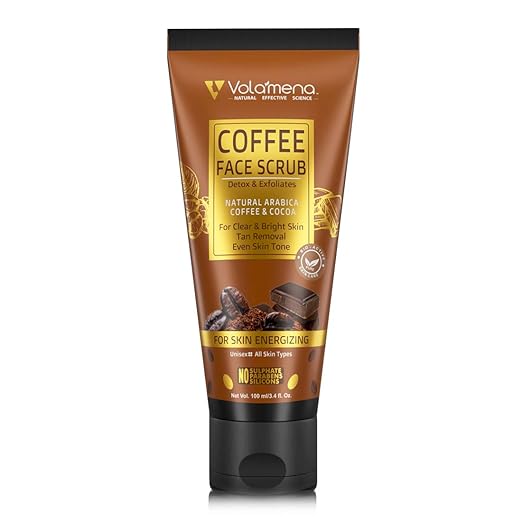 Volamena Coffee Face Scrub with Cocoa and Arabica - 100 ml