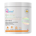 Raskam Glow Collagen Powder 250gm of 25 Servings | Korean Marine Flavored (Orange) Collagen Powder Supplements for Women & Men