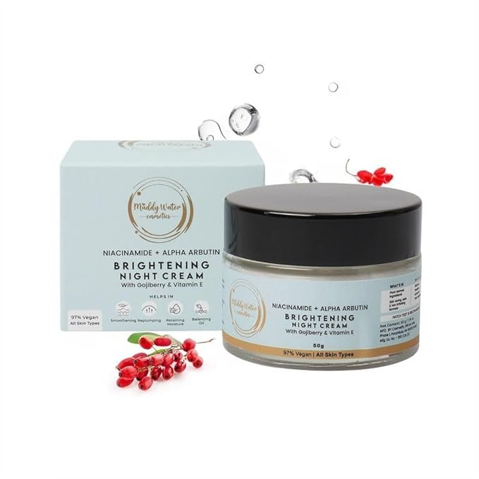 Muddy Water Brightening Night Cream - 50 gms