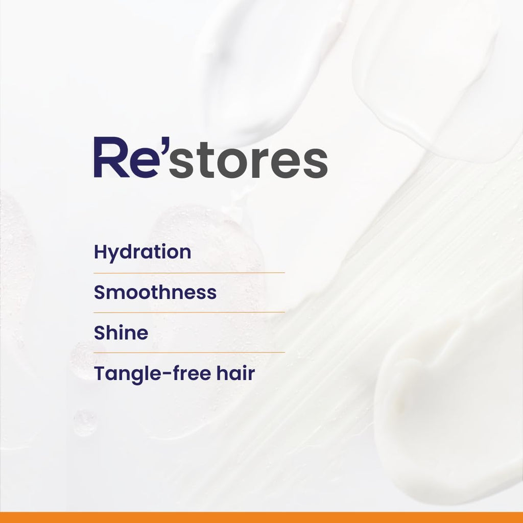 Re'equil Anti-Frizz & Smoothening Hair Conditioner with Babassu Oil | Detangles, smoothens & nourishes hair | For frizz-free, manageable hair | 125 g