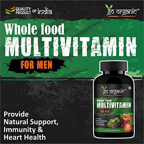 Go Organic Multivitamin Capsule for Men - 60 Capsule | 60 Capsule
