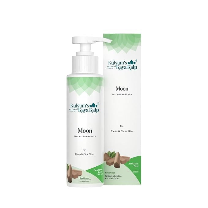 Kulsum's Kaya Kalp Moon Face Cleansing Milk For Clean & Clear Skin - 100 ml