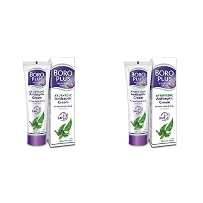 Boroplus Antiseptic Cream Provides 24Hrs Moisturisation - 120 ml (Pack of 2)