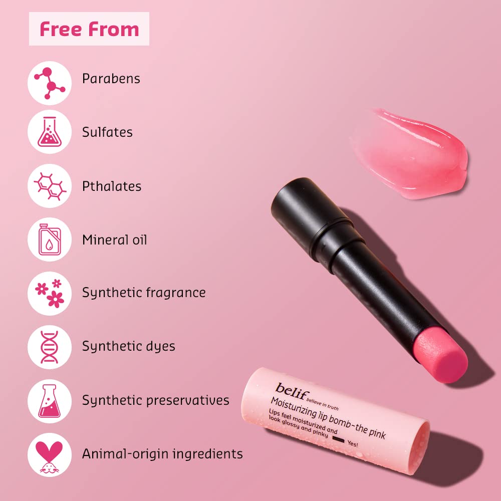 belif | Moisturizing lip bomb |pink| 3gm