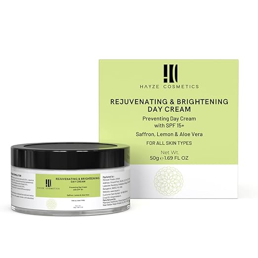 Hayze Cosmetics Rejuvenating & Brightening Day Cream for Women - 50 gms