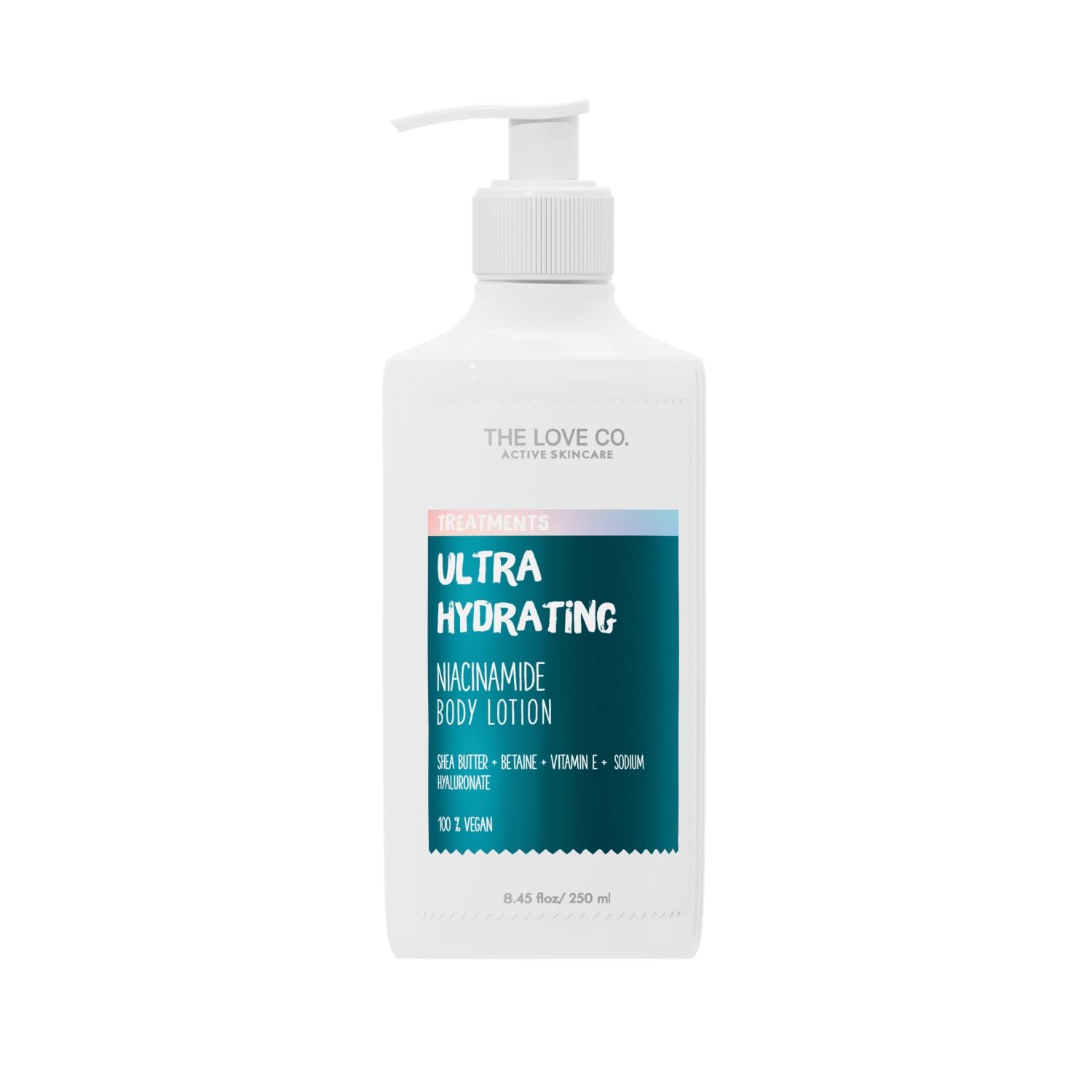 THE LOVE CO. Ultra Hydrating 5% Niacinamide Body Lotion - Moisturizer For Body - Repairs Skin Barrier, Reduces Acne Marks & Nourishes | For All Skin TypesActive Skincare - 250ml