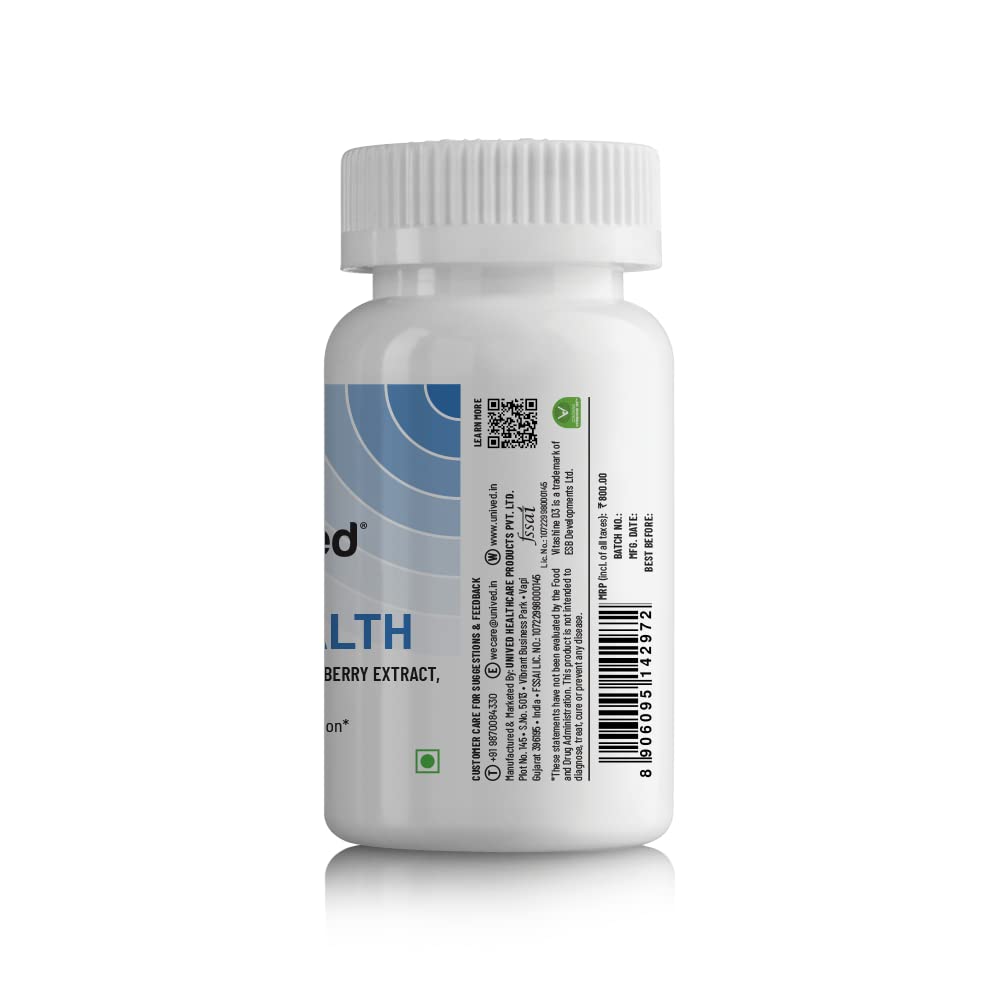 Unived Eye Health | Lute-genÂ® & Zea-GenÂ® (Lutein : Zeaxantin), Grape Seed Extract, Vegan Vitamins D3, B12, A, and Zinc | for Macular Degeneration, Blue Light, Dry Eyes, Vision Support | 60 Caps
