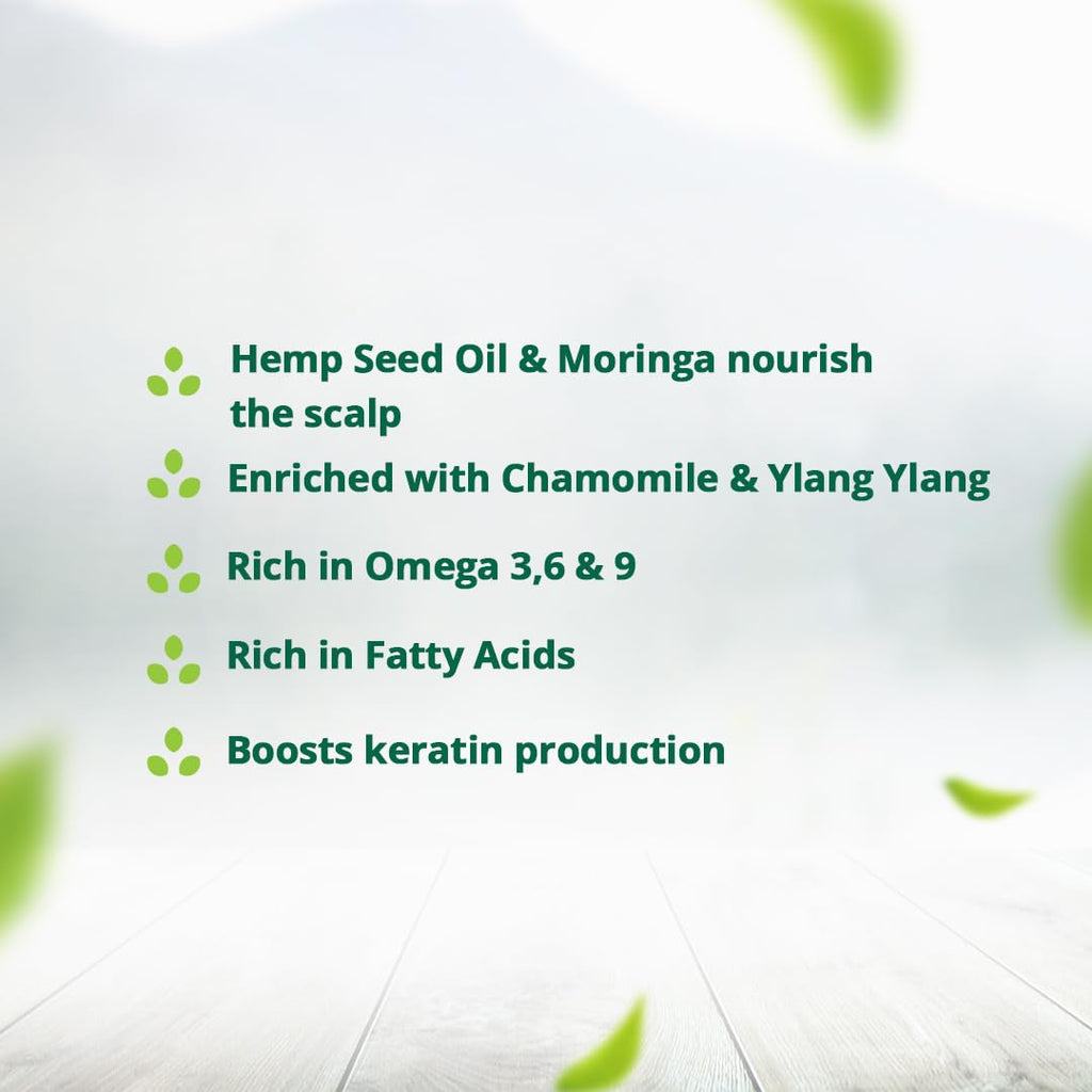 Hampa Hemp Moringa Hair Oil - 100 ml